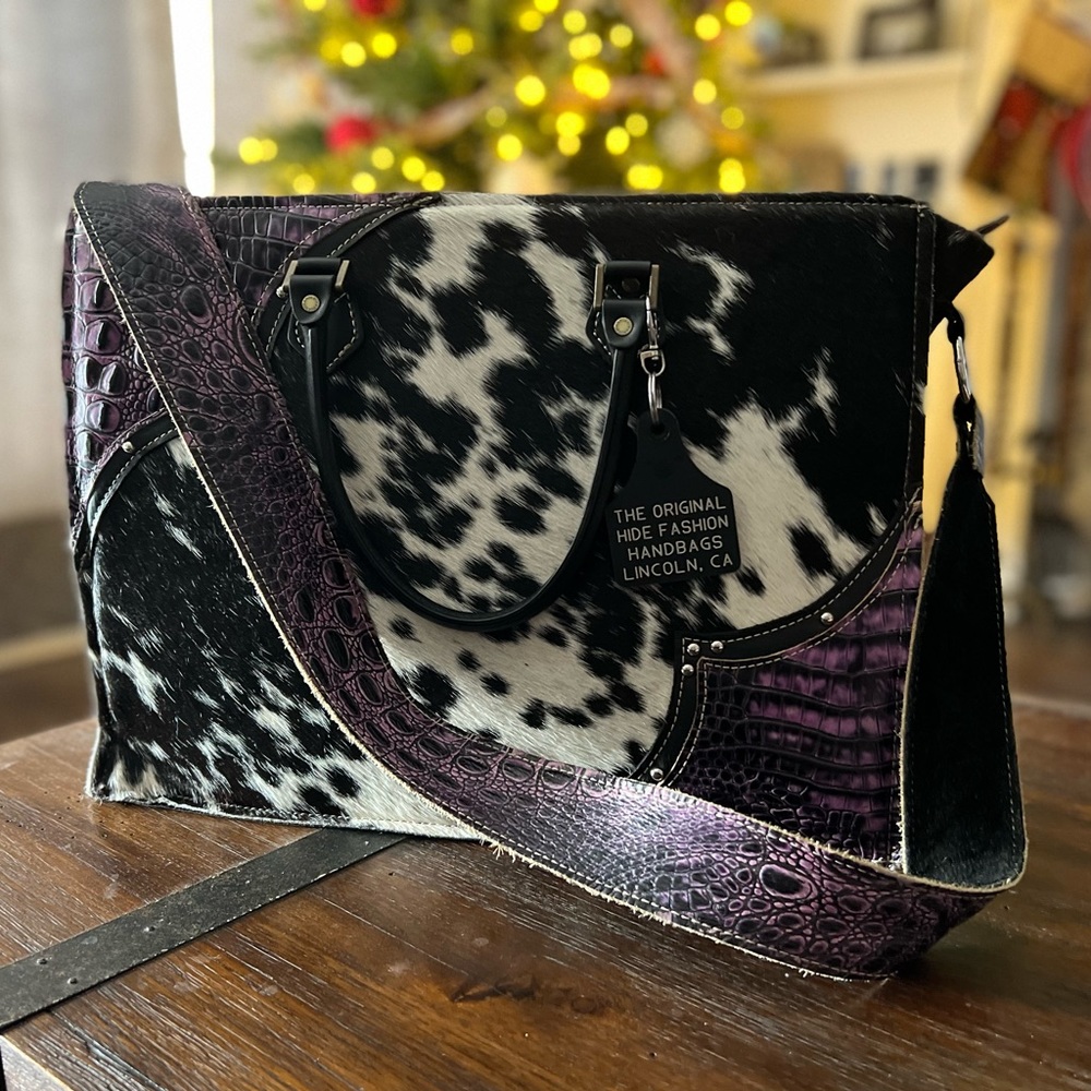 Holy Cow Couture Get out of Town Tote